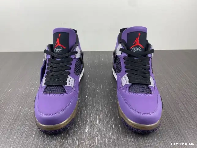 Bmlin shoes 4 (Friends Jordan and 766296 Travis Scott Retro LN4 Family) Purple 0623